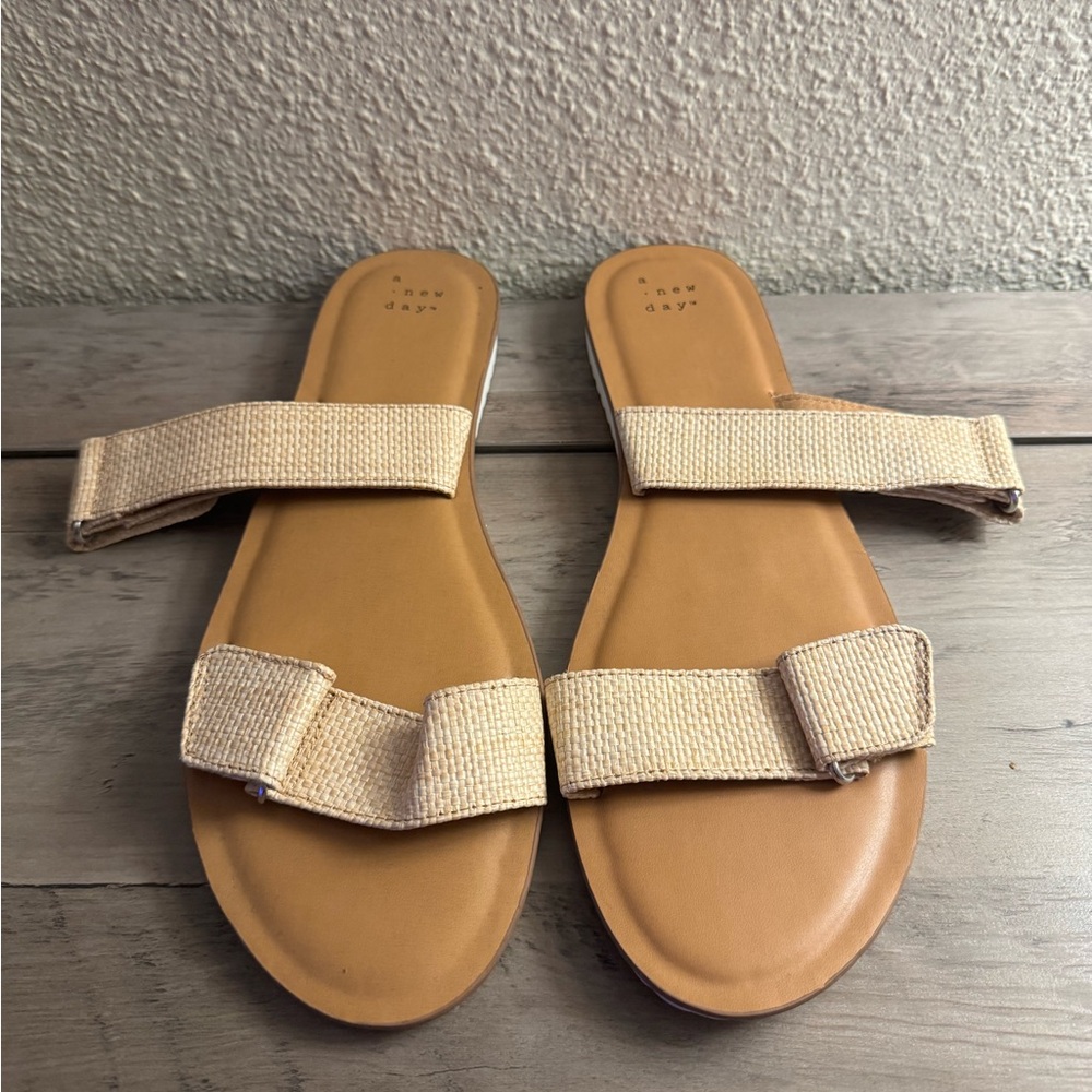 A New Day Illiana Two Band Easy Closure Sandals
